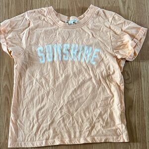 Peach T-Shirt for Women